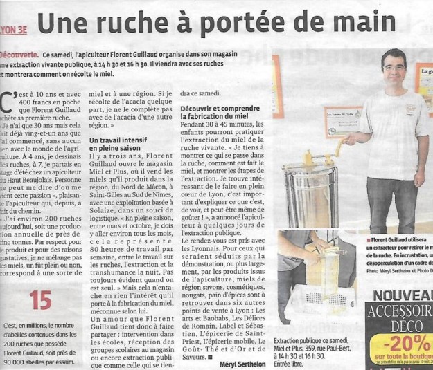 11888008_932929833435337_2598928043912131326_n Article sur l'extraction du miel